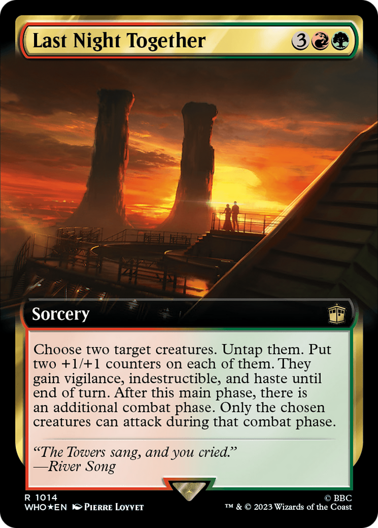 Last Night Together (Extended Art) (Surge Foil) [Doctor Who] | Deep Dive Games St. Marys