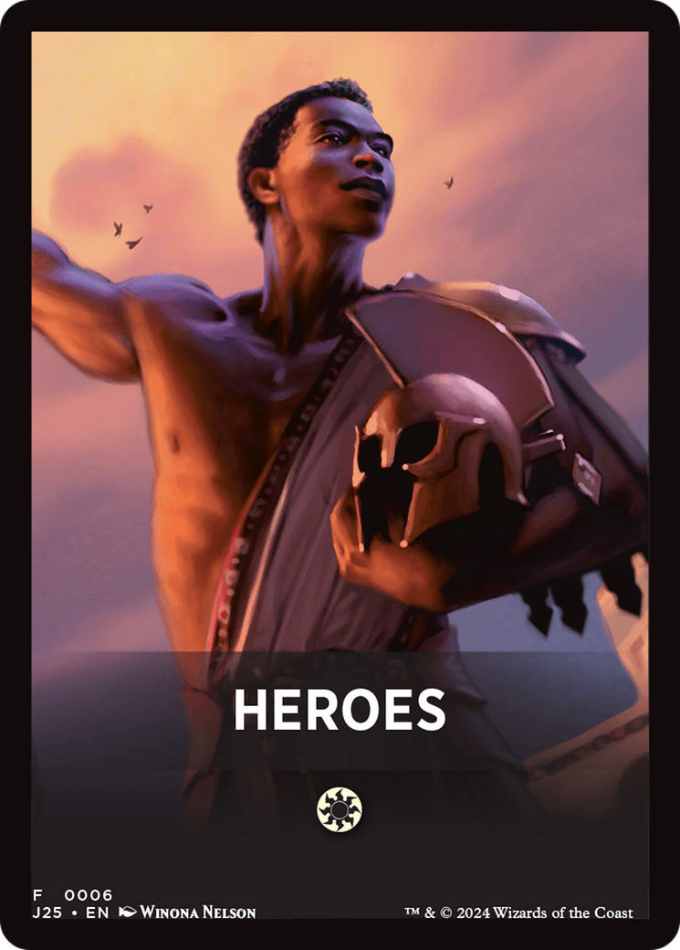 Heroes Theme Card [Foundations Jumpstart Front Cards] | Deep Dive Games St. Marys