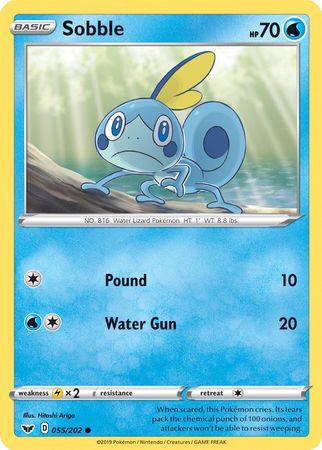 Sobble (055/202) (Premium Collection) [Sword & Shield: Base Set] | Deep Dive Games St. Marys