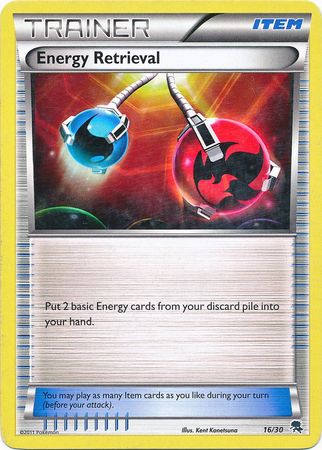 Energy Retrieval (16/30) [Black & White: Trainer Kit - Zoroark] | Deep Dive Games St. Marys