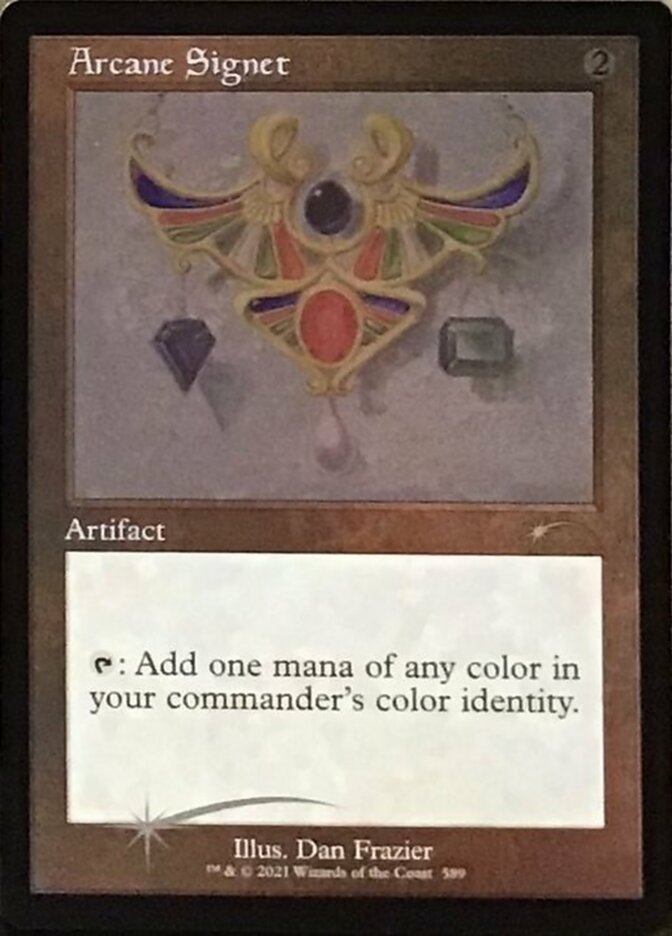 Arcane Signet (Retro) (Foil Etched) [Secret Lair Drop Promos] | Deep Dive Games St. Marys