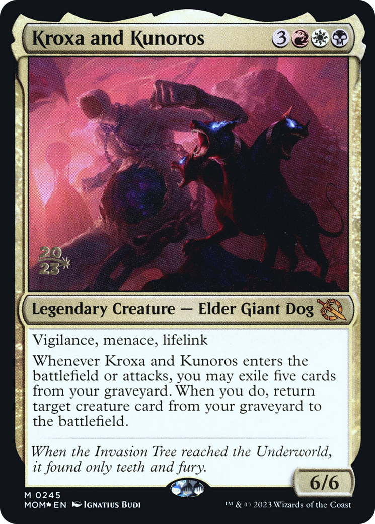 Kroxa and Kunoros [March of the Machine Prerelease Promos] | Deep Dive Games St. Marys