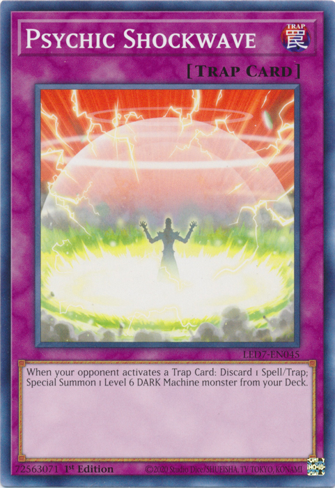 Psychic Shockwave [LED7-EN045] Common | Deep Dive Games St. Marys