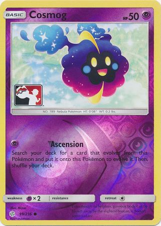 Cosmog (99/236) (Pokemon Club Special Print) [Sun & Moon: Cosmic Eclipse] | Deep Dive Games St. Marys