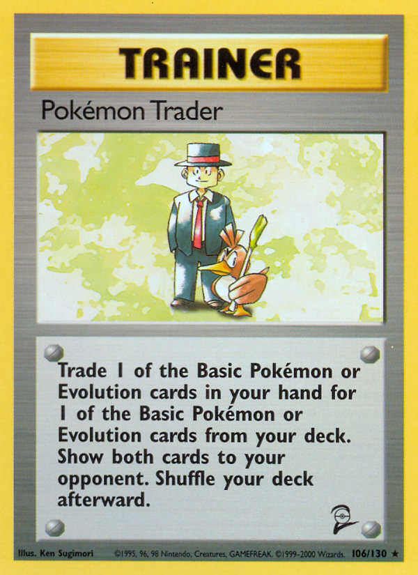 Pokemon Trader (106/130) [Base Set 2] | Deep Dive Games St. Marys