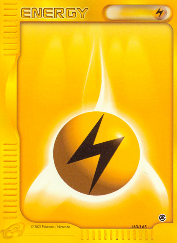 Lightning Energy (163/165) [Expedition: Base Set] | Deep Dive Games St. Marys