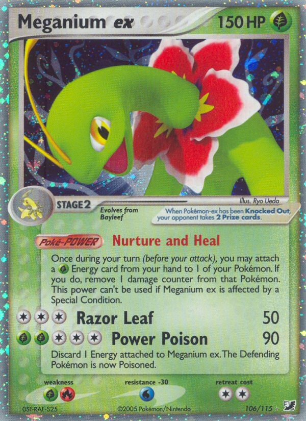 Meganium ex (106/115) [EX: Unseen Forces] | Deep Dive Games St. Marys