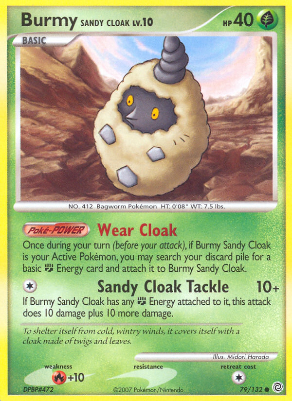 Burmy Sandy Cloak (79/132) [Diamond & Pearl: Secret Wonders] | Deep Dive Games St. Marys