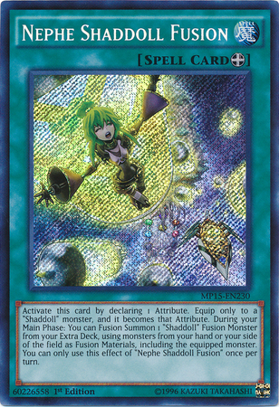 Nephe Shaddoll Fusion [MP15-EN230] Secret Rare | Deep Dive Games St. Marys