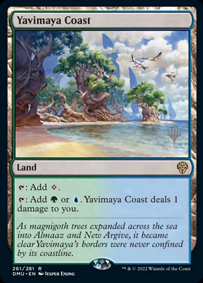 Yavimaya Coast (Promo Pack) [Dominaria United Promos] | Deep Dive Games St. Marys