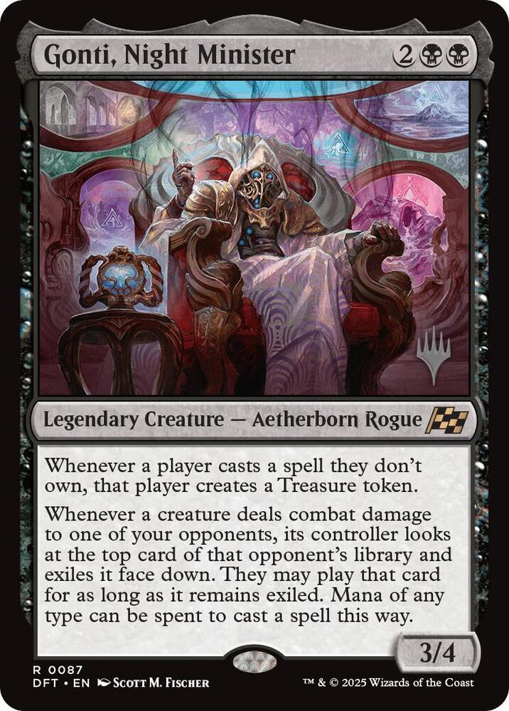 Gonti, Night Minister (Promo Pack) [Aetherdrift Promos] | Deep Dive Games St. Marys