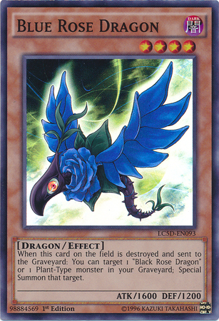 Blue Rose Dragon [LC5D-EN093] Super Rare | Deep Dive Games St. Marys