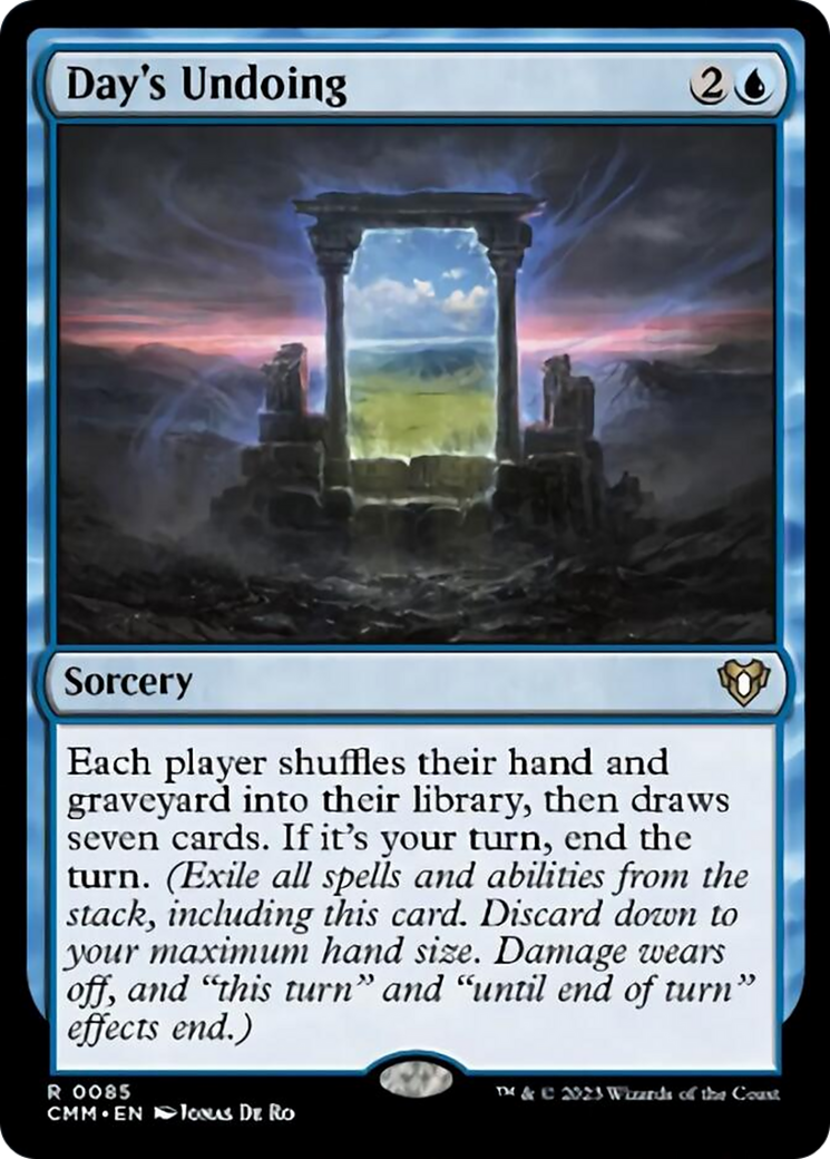 Day's Undoing [Commander Masters] | Deep Dive Games St. Marys