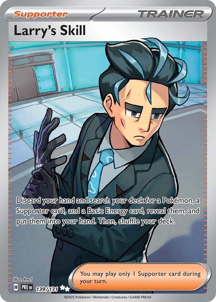 Larry's Skill (139/131) [Scarlet & Violet: Prismatic Evolutions] | Deep Dive Games St. Marys
