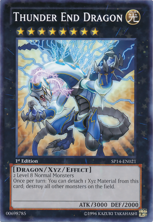 Thunder End Dragon [SP14-EN021] Starfoil Rare | Deep Dive Games St. Marys