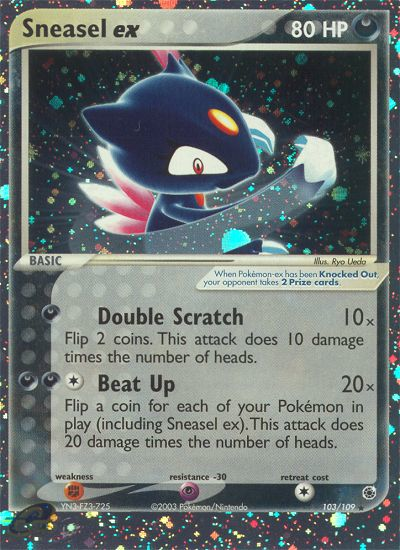 Sneasel ex (103/109) [EX: Ruby & Sapphire] | Deep Dive Games St. Marys