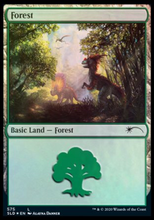 Forest (Dinosaurs) (575) [Secret Lair Drop Promos] | Deep Dive Games St. Marys