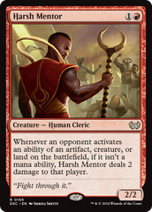 Harsh Mentor [Duskmourn: House of Horror Commander] | Deep Dive Games St. Marys