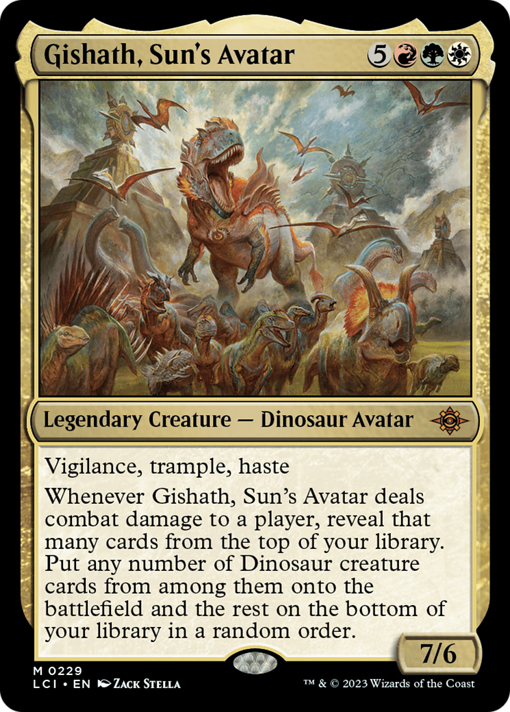 Gishath, Sun's Avatar [The Lost Caverns of Ixalan] | Deep Dive Games St. Marys