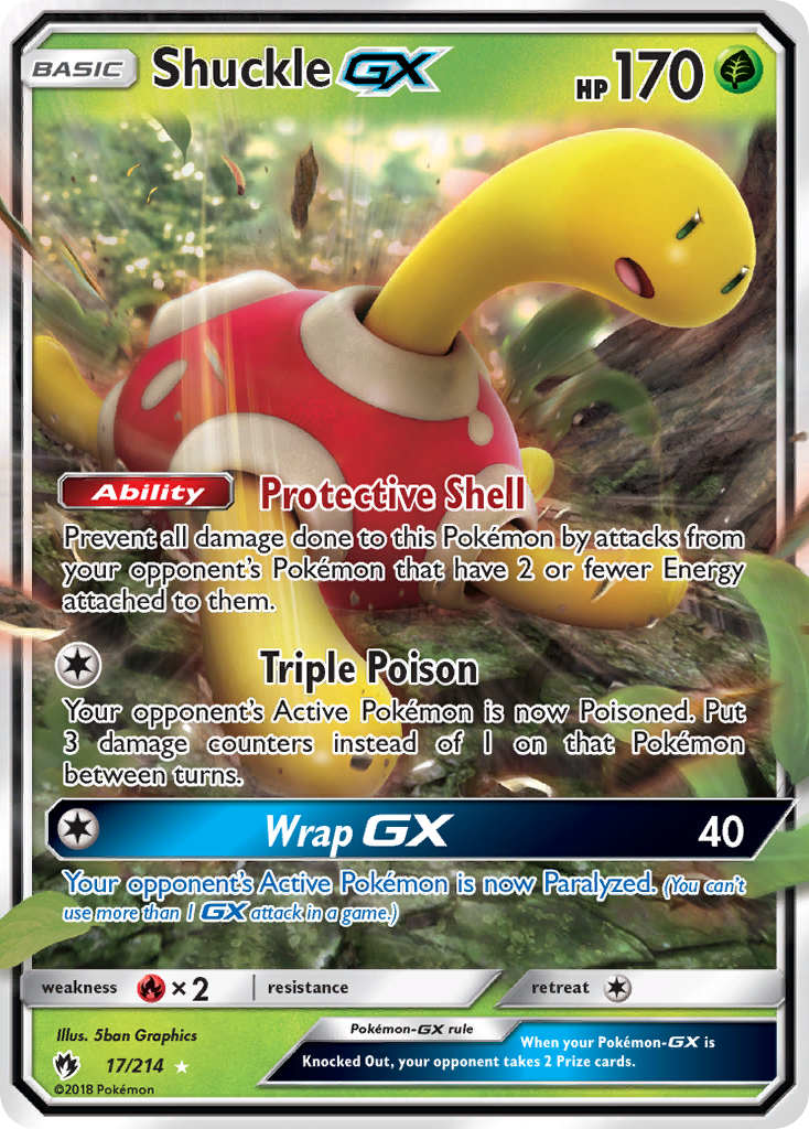 Shuckle GX (17/214) [Sun & Moon: Lost Thunder] | Deep Dive Games St. Marys