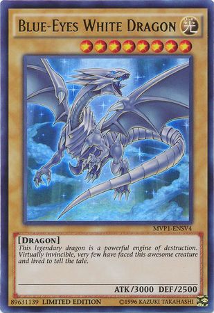 Blue-Eyes White Dragon [MVP1-ENSV4] Ultra Rare | Deep Dive Games St. Marys