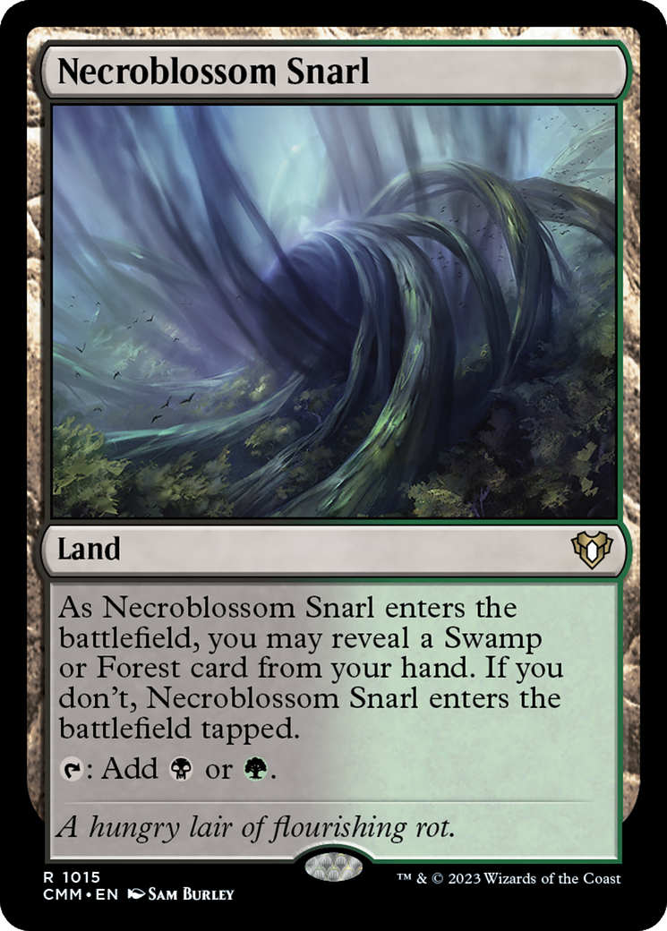 Necroblossom Snarl [Commander Masters] | Deep Dive Games St. Marys