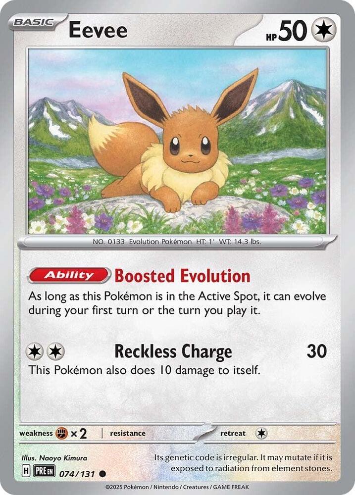 Eevee (074/131) [Scarlet & Violet: Prismatic Evolutions] | Deep Dive Games St. Marys