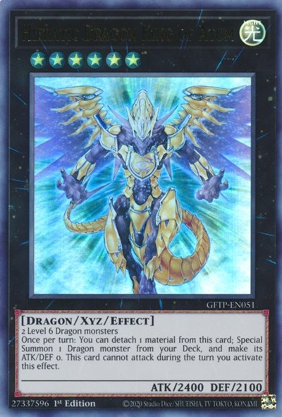 Hieratic Dragon King of Atum [GFTP-EN051] Ultra Rare | Deep Dive Games St. Marys