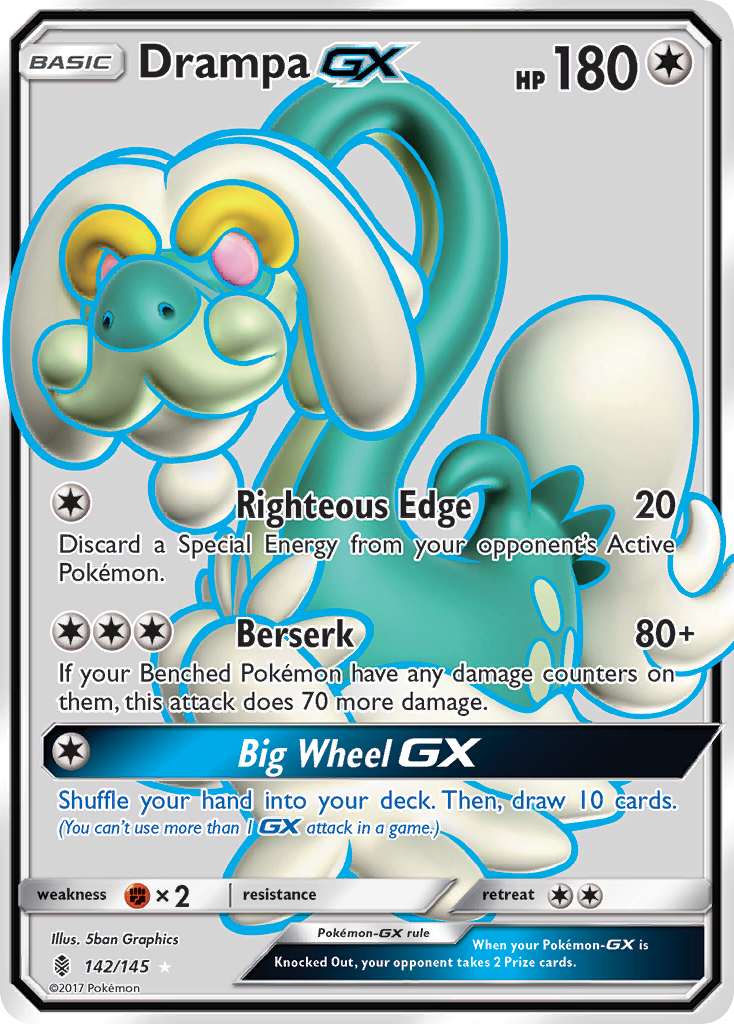 Drampa GX (142/145) [Sun & Moon: Guardians Rising] | Deep Dive Games St. Marys