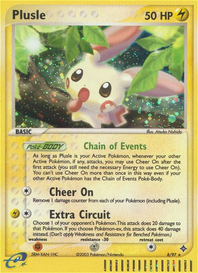 Plusle (8/97) [EX: Dragon] | Deep Dive Games St. Marys