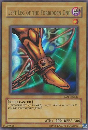 Left Leg of the Forbidden One [LOB-EN121] Ultra Rare | Deep Dive Games St. Marys