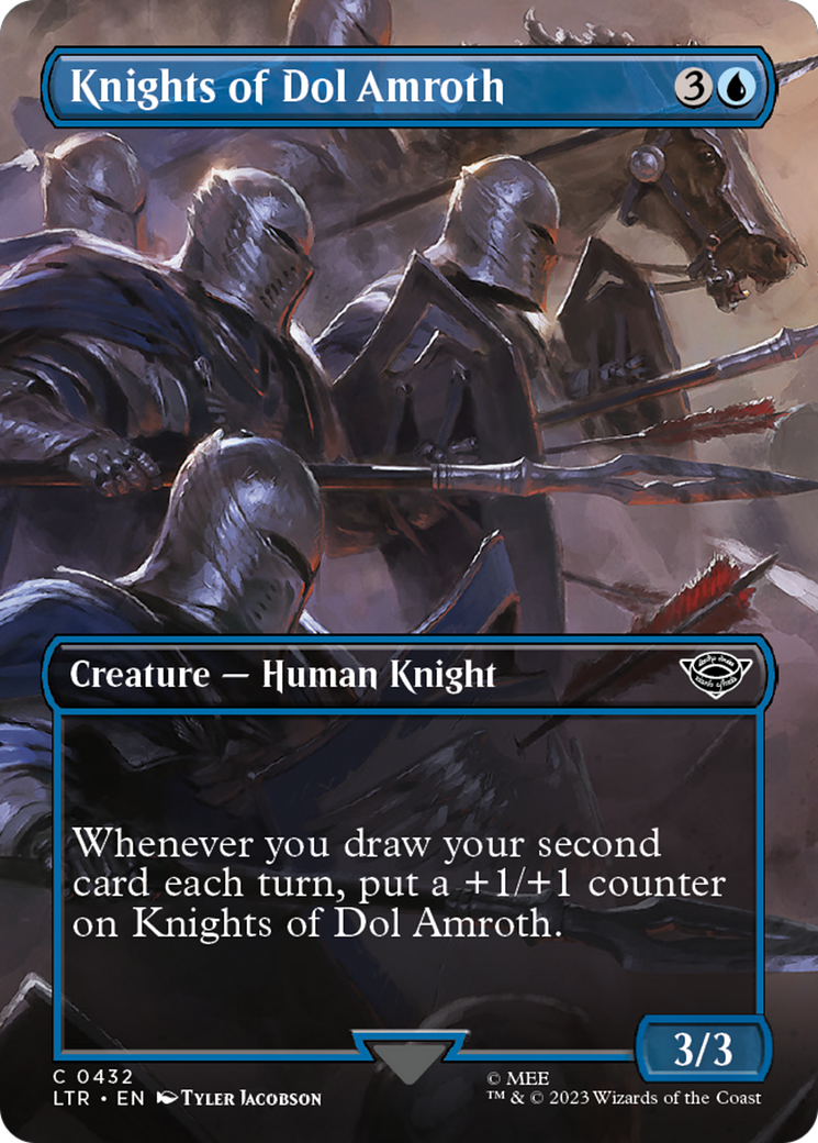 Knights of Dol Amroth (Borderless Alternate Art) [The Lord of the Rings: Tales of Middle-Earth] | Deep Dive Games St. Marys