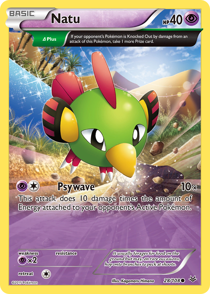 Natu (28/108) [XY: Roaring Skies] | Deep Dive Games St. Marys