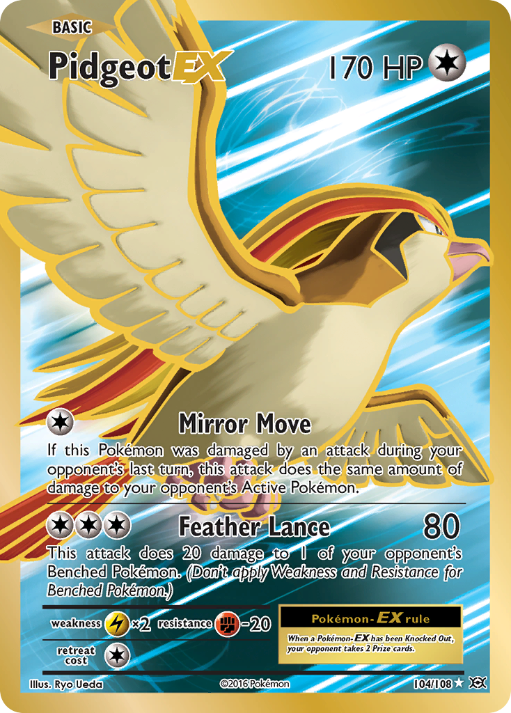 Pidgeot EX (104/108) [XY: Evolutions] | Deep Dive Games St. Marys