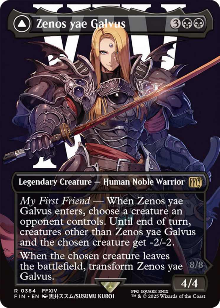 Zenos yae Galvus // Shinryu, Transcendent Rival (Borderless) [FINAL FANTASY] | Deep Dive Games St. Marys