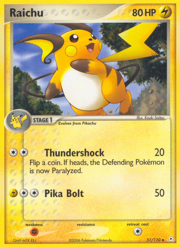 Raichu (51/110) [EX: Holon Phantoms] | Deep Dive Games St. Marys