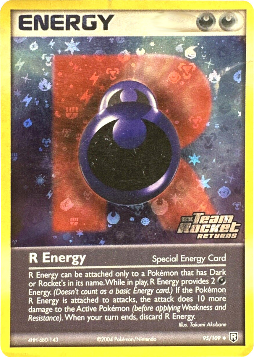 R Energy (95/109) (Stamped) [EX: Team Rocket Returns] | Deep Dive Games St. Marys