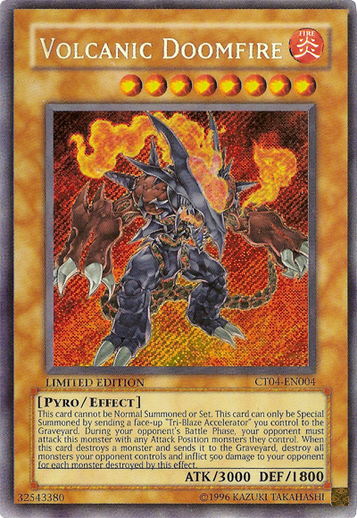 Volcanic Doomfire [CT04-EN004] Secret Rare | Deep Dive Games St. Marys