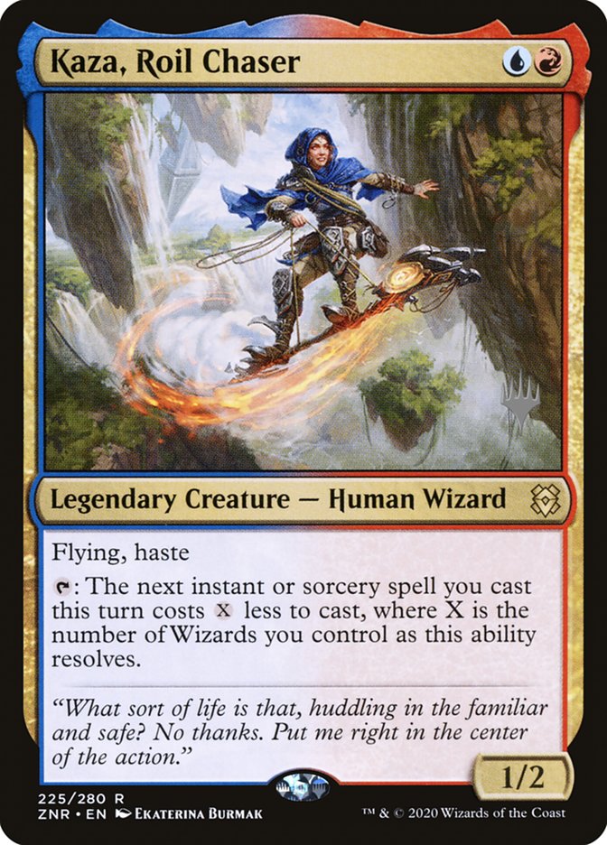 Kaza, Roil Chaser (Promo Pack) [Zendikar Rising Promos] | Deep Dive Games St. Marys