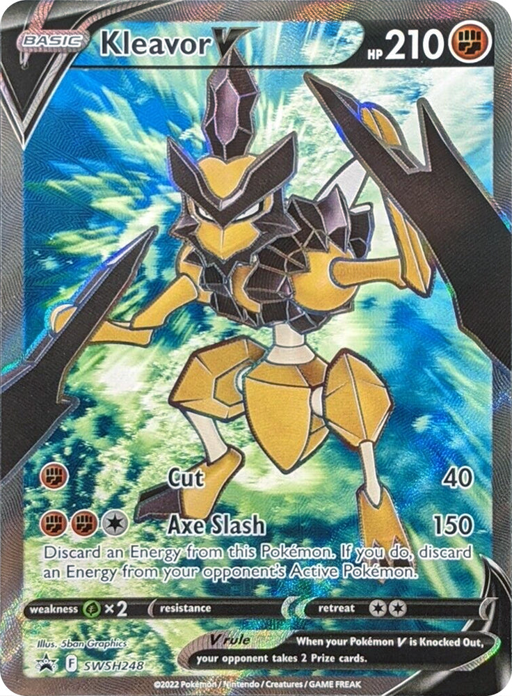 Kleavor V (SWSH248) [Sword & Shield: Black Star Promos] | Deep Dive Games St. Marys