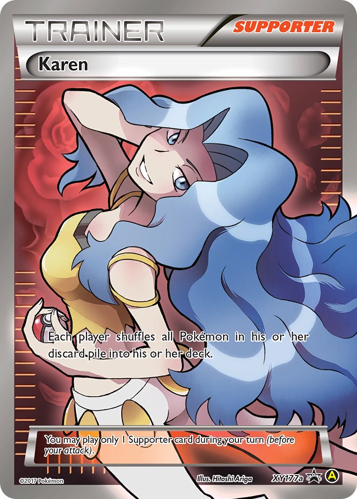 Karen (XY177a) [Alternate Art Promos] | Deep Dive Games St. Marys