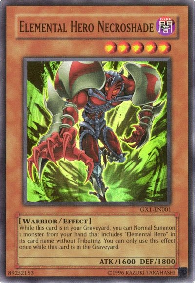 Elemental Hero Necroshade [GX1-EN001] Super Rare | Deep Dive Games St. Marys