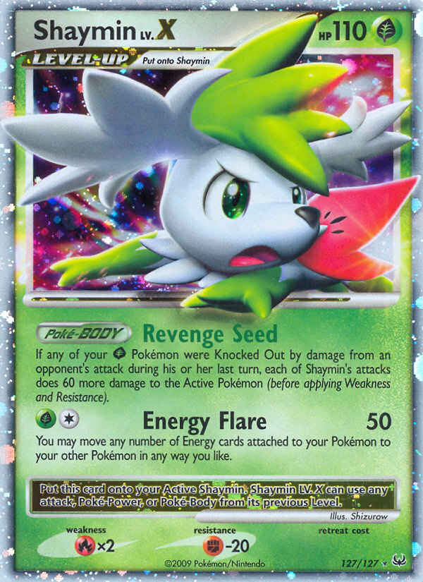 Shaymin LV.X (127/127) [Platinum: Base Set] | Deep Dive Games St. Marys