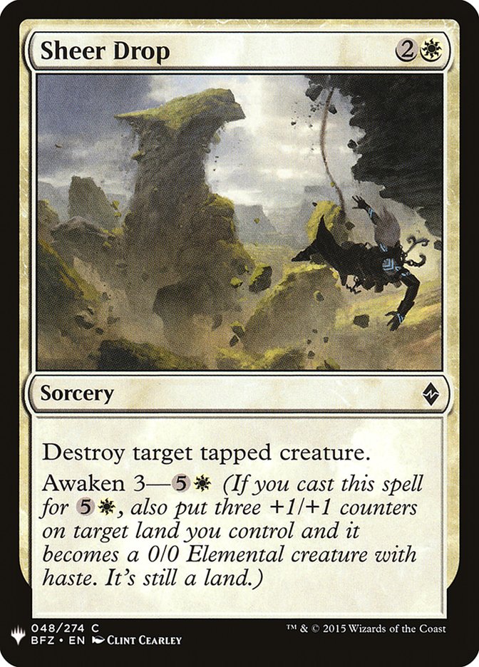Sheer Drop [Mystery Booster] | Deep Dive Games St. Marys