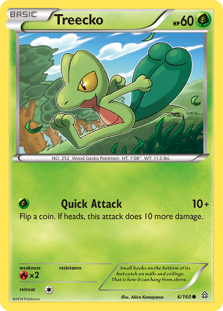 Treecko (6/160) [XY: Primal Clash] | Deep Dive Games St. Marys