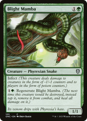 Blight Mamba [Phyrexia: All Will Be One Commander] | Deep Dive Games St. Marys