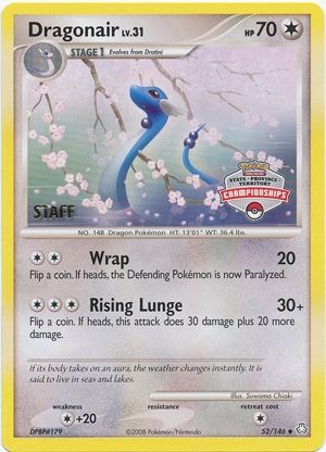 Dragonair (52/146) (State Province Territory Championship Staff) [Diamond & Pearl: Legends Awakened] | Deep Dive Games St. Marys