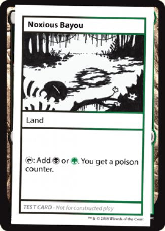 Noxious Bayou (2021 Edition) [Mystery Booster Playtest Cards] | Deep Dive Games St. Marys