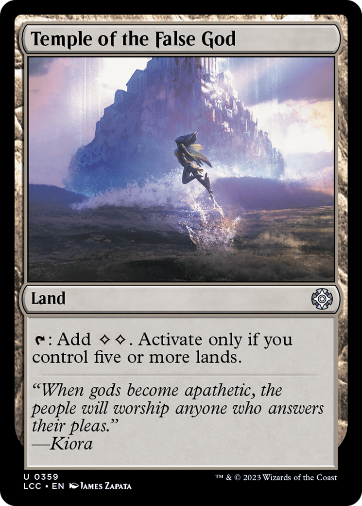Temple of the False God [The Lost Caverns of Ixalan Commander] | Deep Dive Games St. Marys