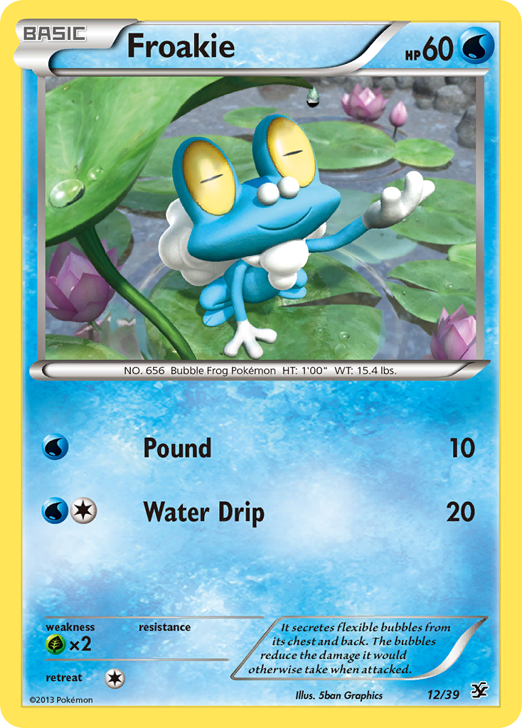 Froakie (12/39) [XY: Kalos Starter Set] | Deep Dive Games St. Marys